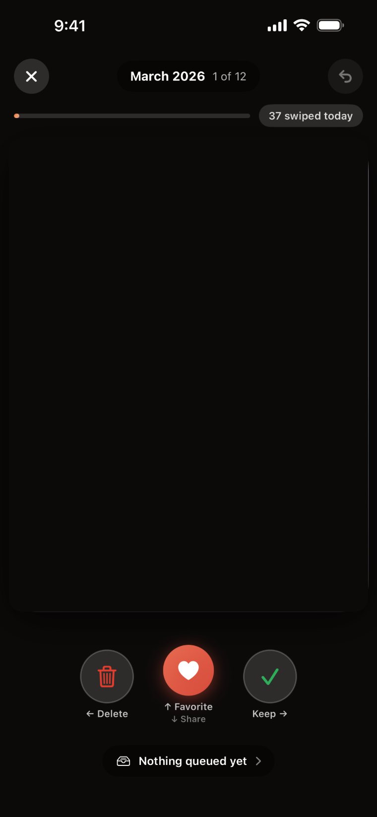 Flic swipe screen on iPhone